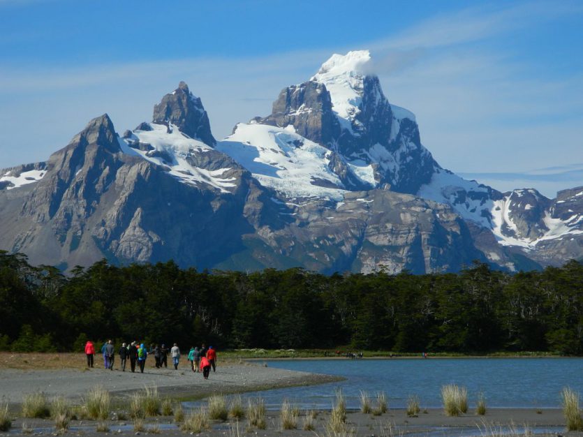 Wanderer im Alberto de Agostini-Nationalpark