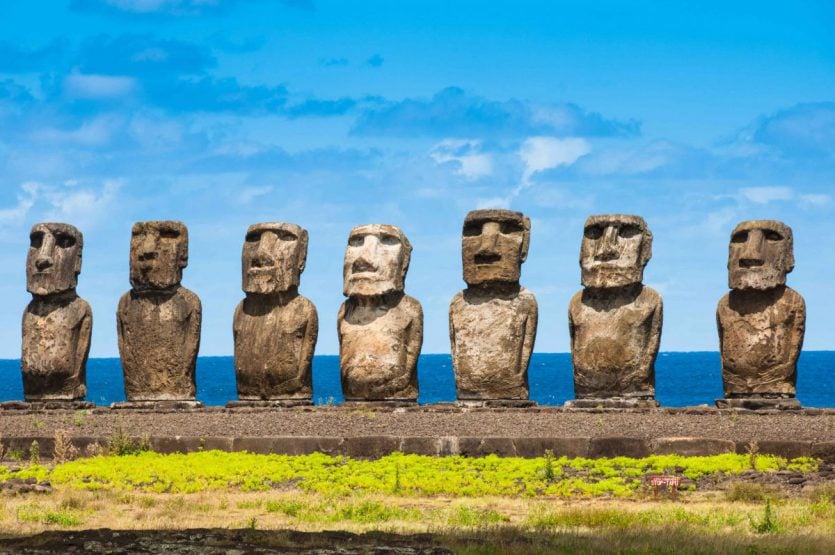 Exotische Urlaubsziele, die Osterinsel in Chile